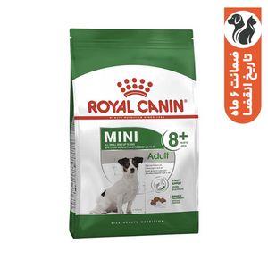 غذا خشک سگ رویال کنین مدل mini adult +8 وزن 2 کیلوگرم
